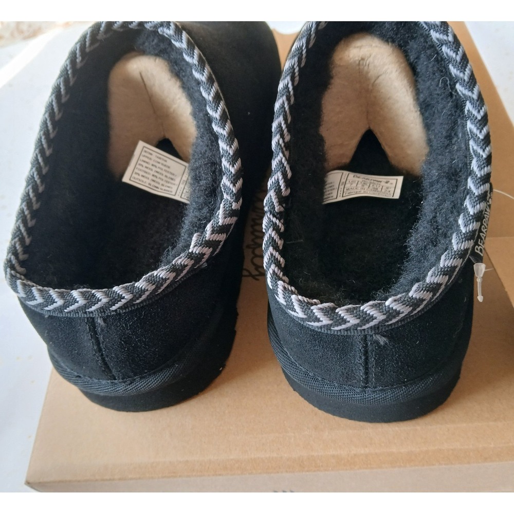 NIB BEARPAW Tabitha Comfort Wool/Suede Slippers - Size 7 - Picture 6 of 8